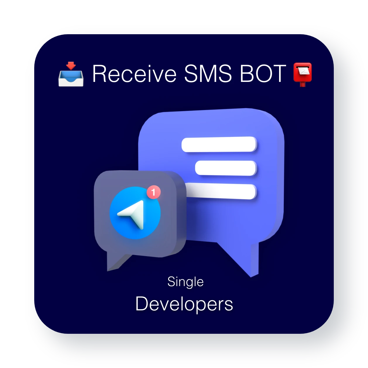 Receive SMS Bot Logo